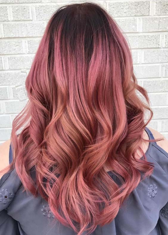 Eye-catching natural rose brown color hair ideas for Girls - Human Hair ...
