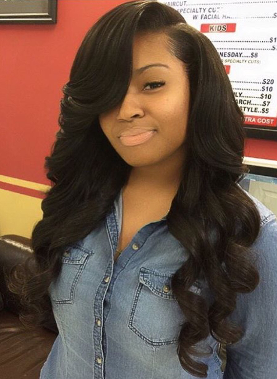 sew in hairstyles for black women