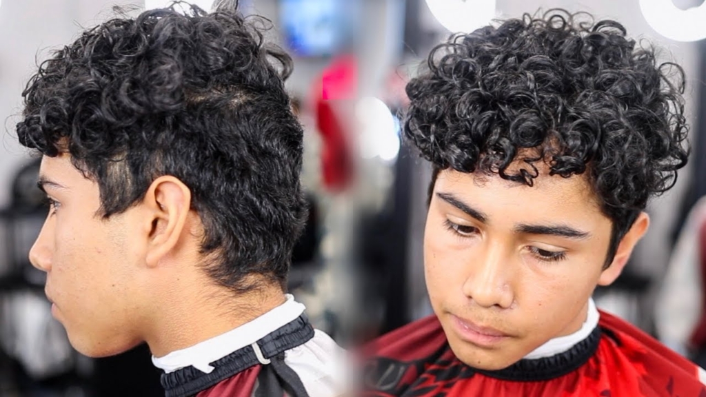 5. 10 Stylish Fade Haircuts for Curly Hair - wide 2