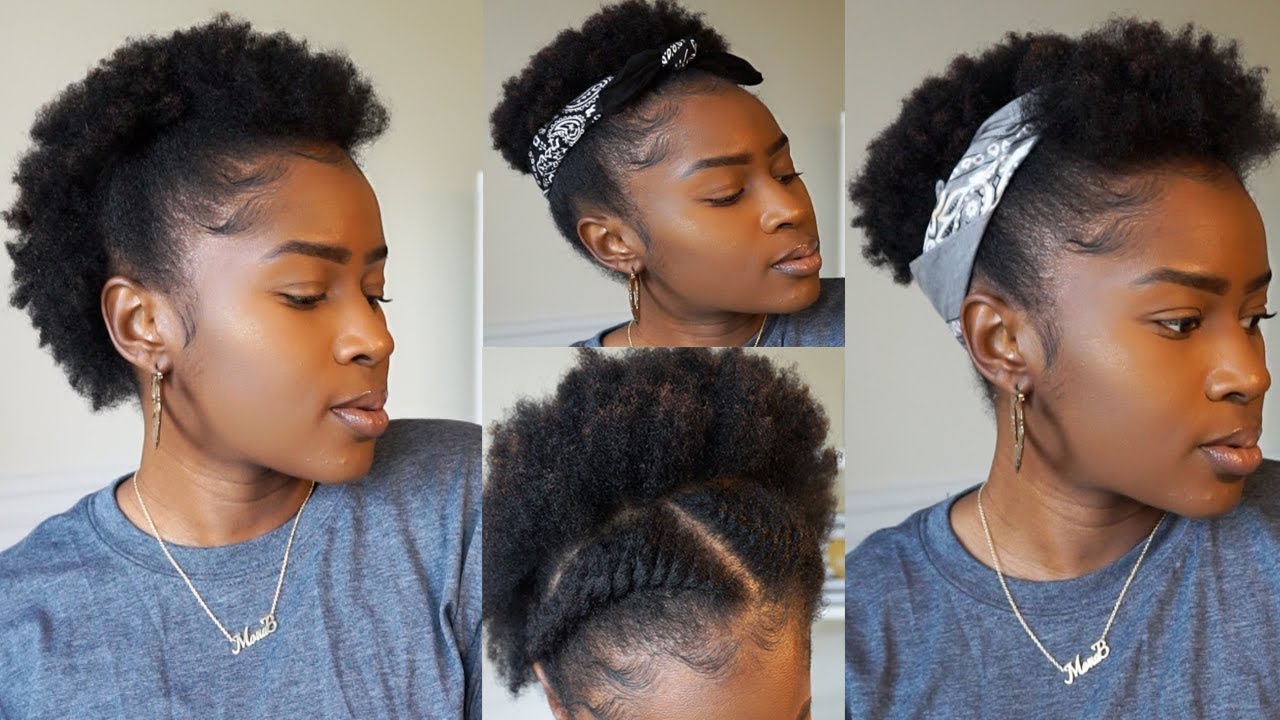 a woman with a big chop hairstyle