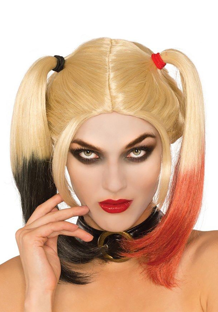 How to Wear a Harley Quinn Adult Wig - Human Hair Exim